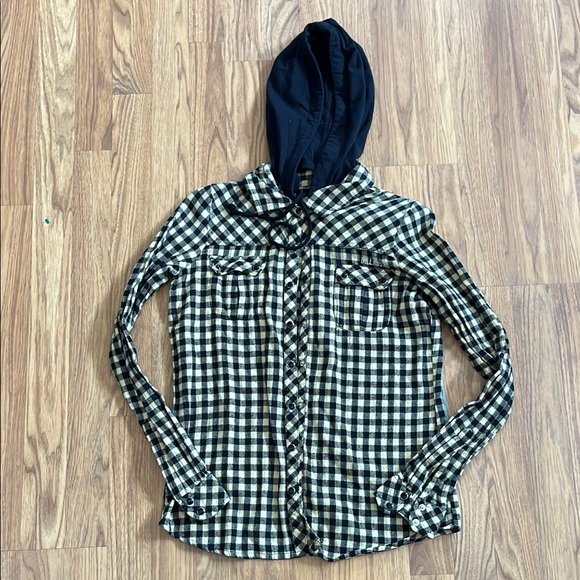 Billabong Surfrider Newport Beach California Flannel Shirt Upcycled Small S - Picture 6 of 7